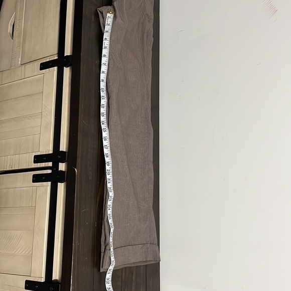 Banana Republic Brown Pinstripe Pants Size 8 - Picture 12 of 12